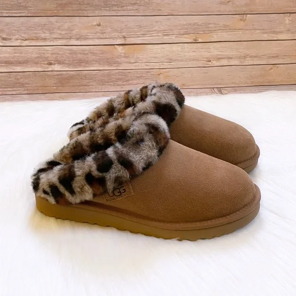 HOT Quilted Boots Ugg Fluff Mini Leopard Leopard Boots Ugg Fluff